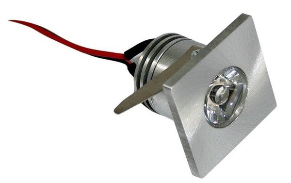 3er Set LED Lichtpunkte 3W Strahler vorverdrahtet 12Volt IP44 inkl. LED-Treiber